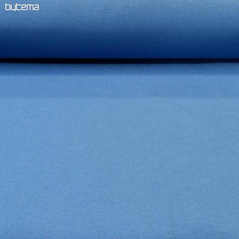Unicolored decorative fabric LISO 404 blue
