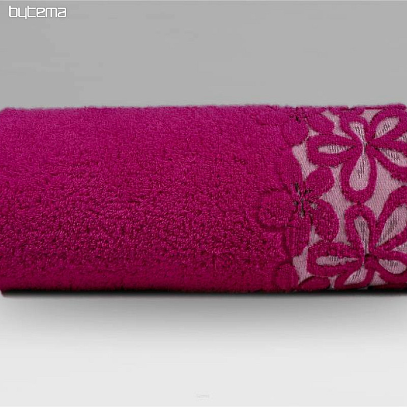 Luxury towel and bath towel BELLA fuchsia