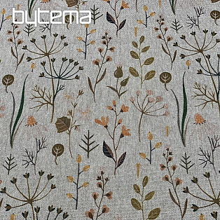 Decorative fabric GRAY meadow