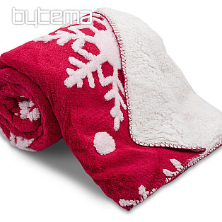 blanket Sheep CHRISTMAS RED 150x200