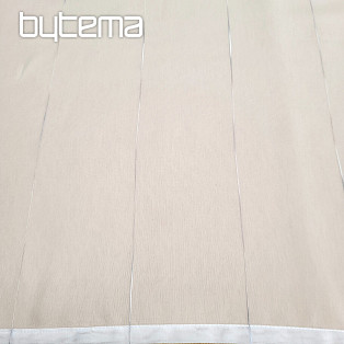 Finished curtain GERSTER 11700 GRAY STRIPE