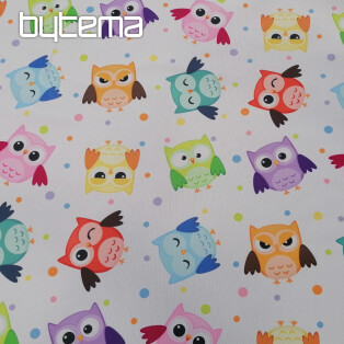 Decorative fabric 10027-01 OWLS