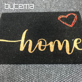 Mat HEART AND HOME black