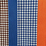Unicolored decorative fabric LISO 404 blue