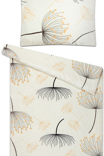 Microflannel bedding - green dandeolin - HERBS