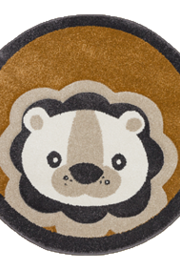 Children's round carpet VEGAS animals