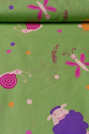 Children cotton decorative fabric PAPILLONS