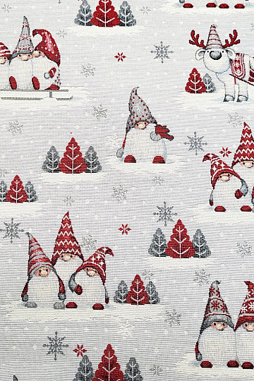 Tapestry fabric CHRISTMAS ELVES