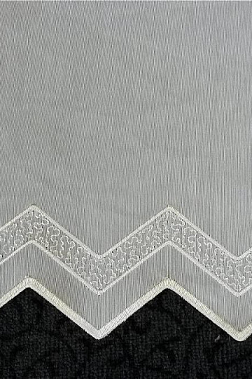 Modern woven Curtain G white