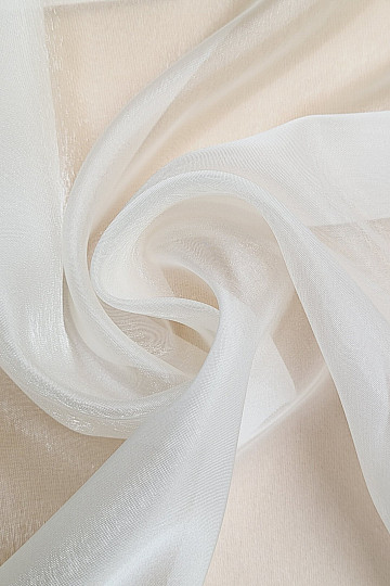 Voile curtain CREAM GLOSSY 896