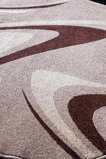 Round carpet COFFEE beige
