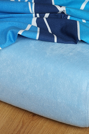 Terry sheet color light blue