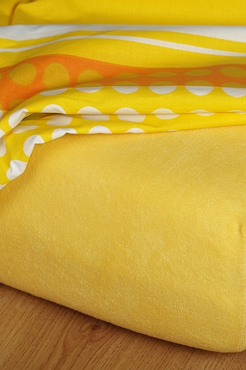 Terry sheet color dark yellow