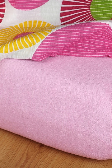 Terry sheet old pink