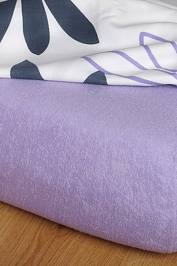 Terry sheet color purple
