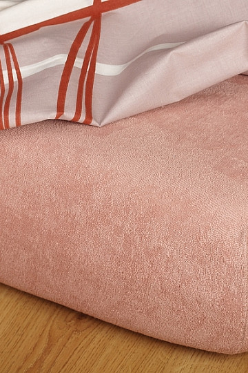 Terry sheet beige color