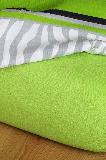 Terry sheet color kiwi