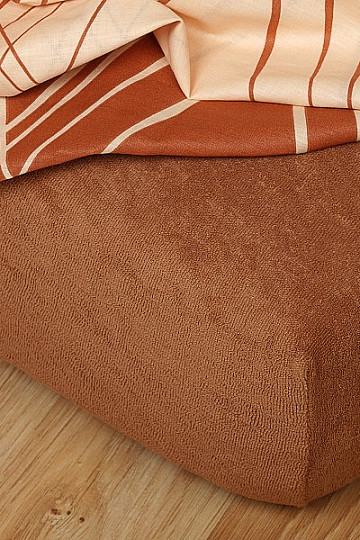 Terry sheet color nougat