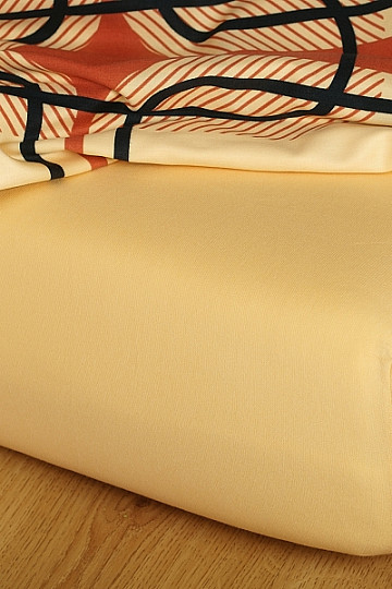 Jersey sheet color ocher