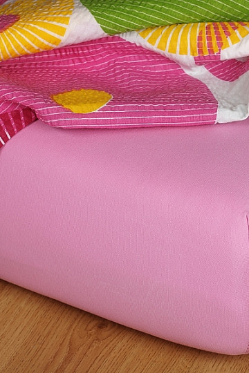 Jersey sheet color old pink