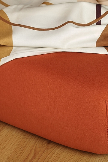 Jersey bed sheet color brick