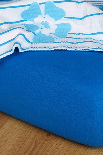 Jersey sheet color blue royal