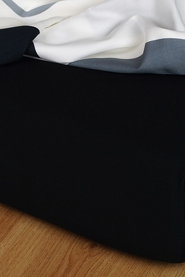Jersey sheet color black