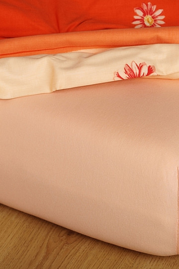 Jersey apricot color sheet