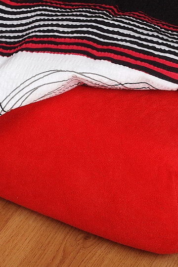 Jersey sheet color red