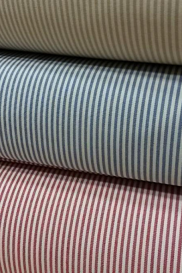 Decorative fabric Red stripe 150 cm