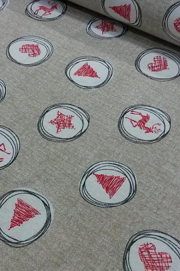 Christmas decorative fabric GARLARD