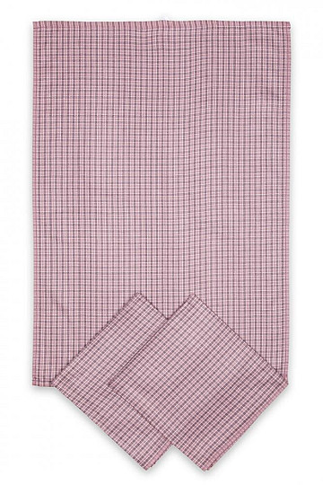 Tea towels small cube OLD PINK