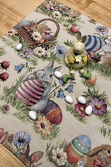 Tapestry tablecloth and scarf POMLÁZKA II