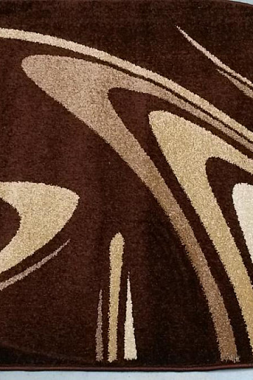 Oval carpet COFFEE brown