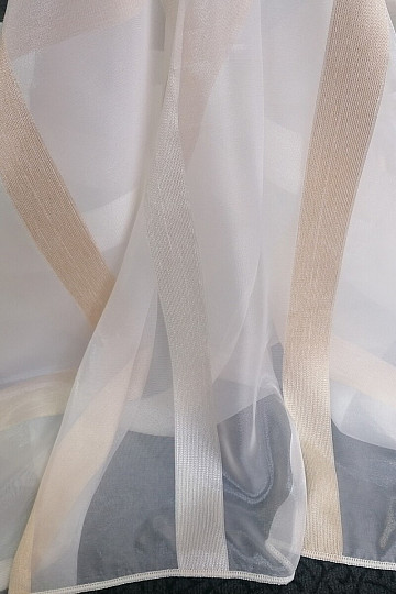 Voile curtain STRIPES GOLD