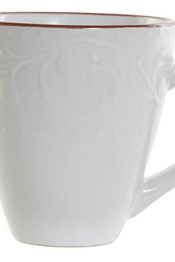 Mug WHITE RELIEF 325ml white