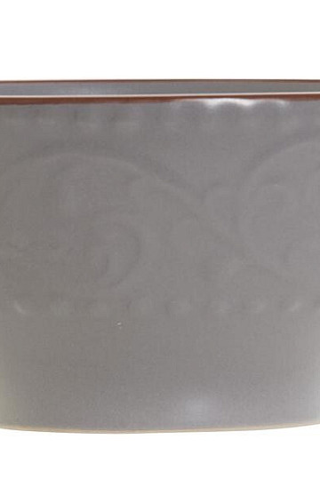 GRAY RELIEF bowl 14.7x7.7 cm gray