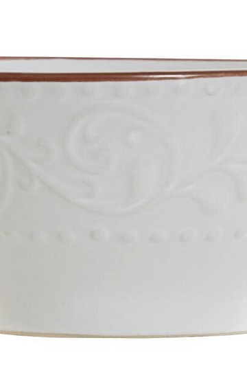 Bowl WHITE RELIEF 14.7x7.7cm white