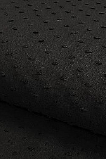 Black cotton fabric with studs