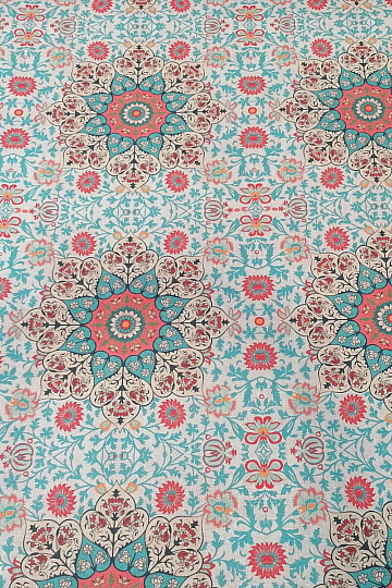 Decorative fabric Sayuri turquoise