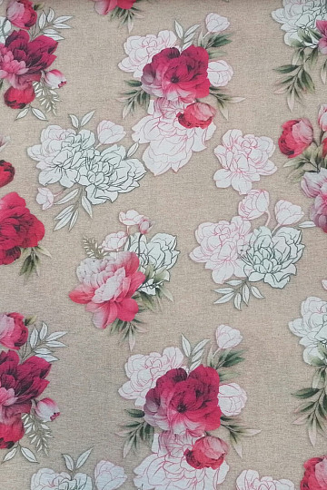 Geraldine Rose 3D decorative fabric