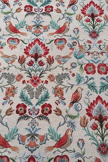 FREDA gray tapestry fabric