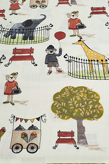 Childrens cotton fabric PARK