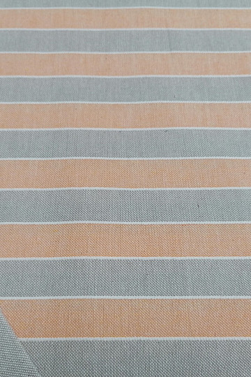 Decorative fabric Trebol stripes - orange 2 cm 75