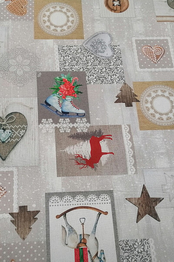 Christmas decoration fabric Christmas decoration