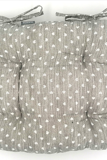 Chair cushions HEART OF SAINT GREY