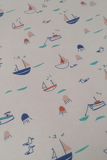 Cotton fabric Ships