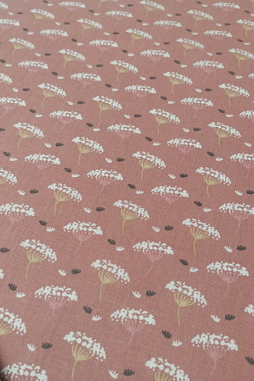 Cotton fabric Old pink cumin