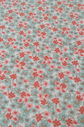 Cotton fabric Lilac flowers