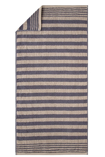 Luxury towel and bath towel LIO nougat